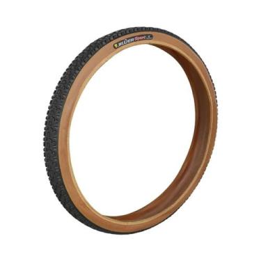 Imagem de Pneu De Bicicleta MTB Gravel Dobrável Preto/Amarelo 60TPI 26 27.5 29 P