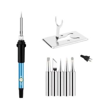 Imagem de Ferro De Solda Elétrico Ajustável De 60W Com Plugue EU/US/UK, Ferramen