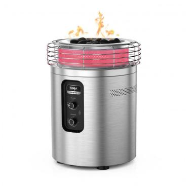 Imagem de Ninja Fireside360 Aquecedor Externo e Fogueira Portátil com 3 Modos, Aço Inoxidável, 80...
