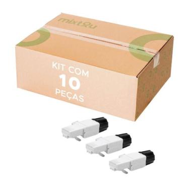 Imagem de 10x Conector Rj45 Ethernet Industrial Cat6a Reutilizável - 5+