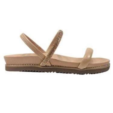 Imagem de Sandália Papete Feminina Via Marte Elástico Strass 117-006-Feminino