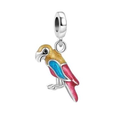 Imagem de Pingente De Beija-flor Em Prata 925 Para Mulheres, Charm Para Pulseira