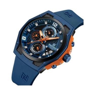 Imagem de Relógio De Quartzo Masculino De Luxo À Prova d'Água NAVIFORCE Com Puls
