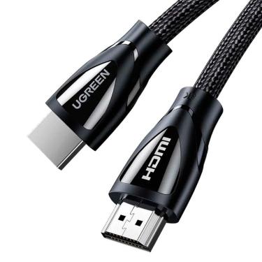 Imagem de Cabo de Vídeo Hdmi 2.1 Ugreen 8K Ultra HD 60Hz Macho/Macho 3 Metros Dolby Atmos Preto (80404)