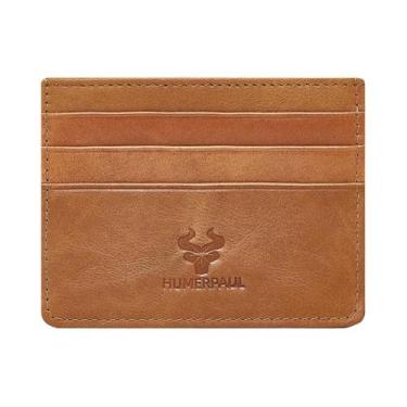 Imagem de Carteira Fina De Couro Genuíno De Alta Capacidade Com Proteção RFID Pa