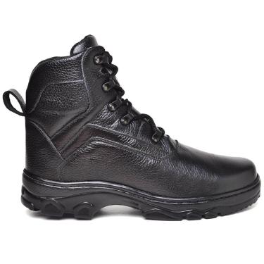 Imagem de Bota Militar Coturno Masculino Couro Alta Durabilidade Estilo Operacional Conforto Diário-Masculino