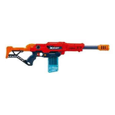 Imagem de Lançador De Dardos X-Shot Red Max Attack Lança 18 Mts - Candide