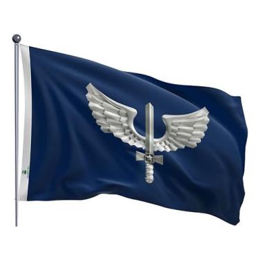 Imagem de Bandeira FAB - Força Aérea Brasileira Dupla Face Estampada Tamanho 90x