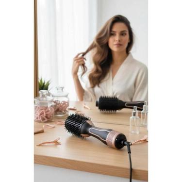 Imagem de Escova Secadora 4 em 1: Cabelo Liso, Volumoso e Sem Frizz - Congratula