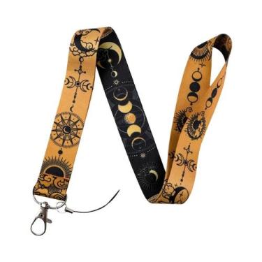 Imagem de Cordão De Pescoço Anime Fases Da Lua E Sol, Chaveiro, Porta-Cartão De 