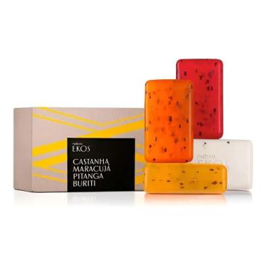 Imagem de Ekos Sabonetes Esfoliantes Em Barras Caixa 4x100g Natura