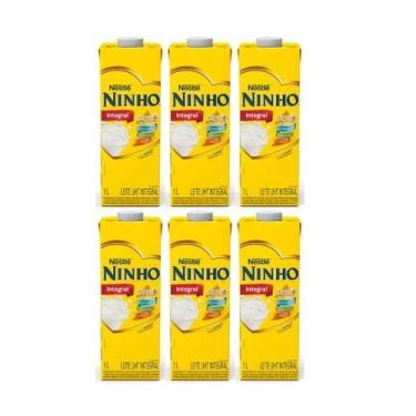 Imagem de Kit 6 Leite Ninho Integral 1L