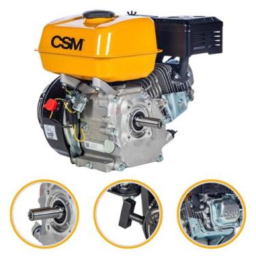Imagem de Motor Estacionário a Gasolina 7 Hp Csm Lifan 4 Tempos 212cc Partida Ma