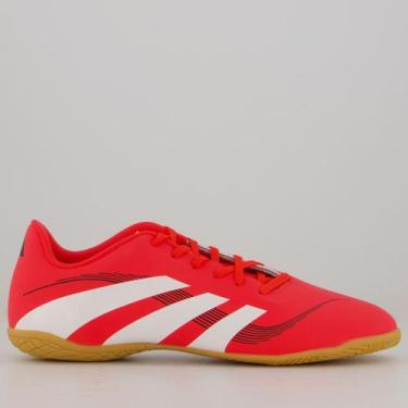 Imagem de Chuteira Adidas Predator Artilheira 25 Futsal Vermelha, 44