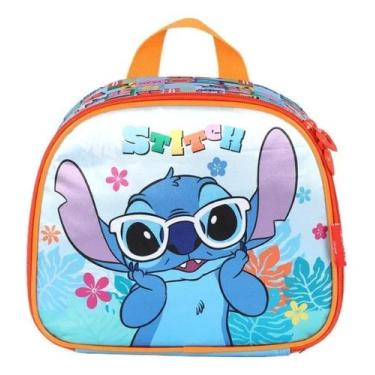 Imagem de Lancheira térmica infantil disney do lilo stitch, M, Azul