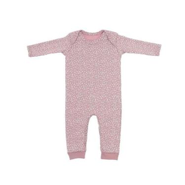 Imagem de Roupa Bebe Macacão Suedine Algodão Premium Presente , P, Rosê