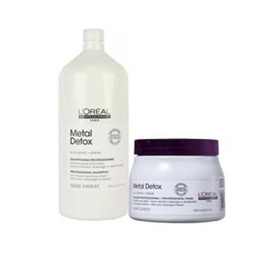 Imagem de Loreal metal detox shampoo 1500ml + mascara 500g - L'Oréal Professionn