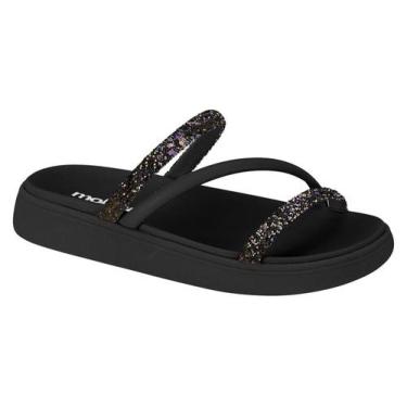 Imagem de Papete Adulto feminino Moleca 5469.121 Glitter, Preto, 36