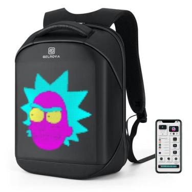Imagem de Mochila LED Gerova City Series de 17 polegadas com controle de aplicat