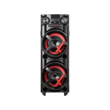 Imagem de Caixa De Som Amvox NewX 1900W Led Bluetooth USB SD Bivolt Preto ACA 19