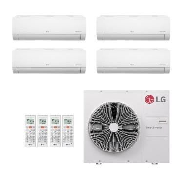 Imagem de Ar-Condicionado Multi Split Inverter LG 48.000 (3x Evap HW 9.000 + 1x Evap HW 24.000) Só Frio 220V