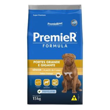 Imagem de Ração Premier Fórmula Cães Sênior Grande sabor Frango 15 Kg - PREMIER 