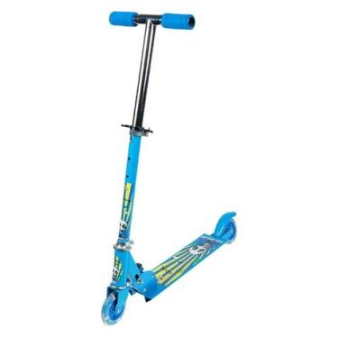 Imagem de Patinete Divertido 2 Rodas C/ Luz Metal Boy Menino Dobrável
