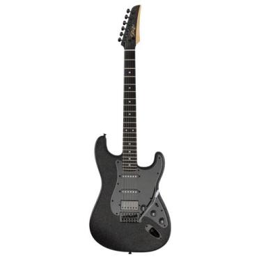 Imagem de Guitarra Seizi Fun Katana Musashi HSS PH All Black Sparkle Satin (Acom