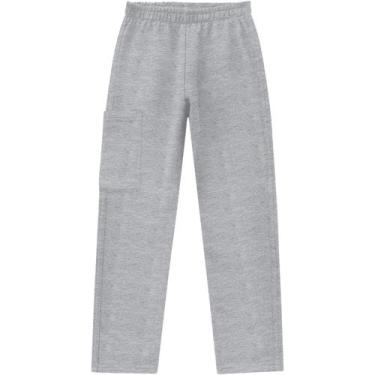 Imagem de Calça Infantil Moletom Masculina 206231 - Kyly, 4, Verde militar
