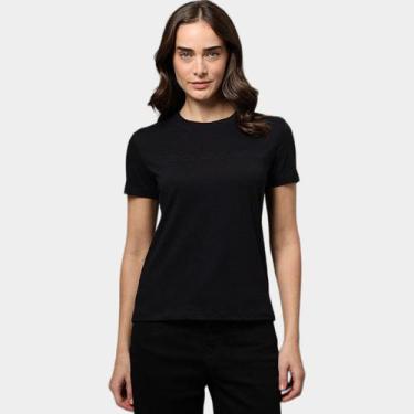 Imagem de Camiseta Calvin Klein Feminina, Preto, M