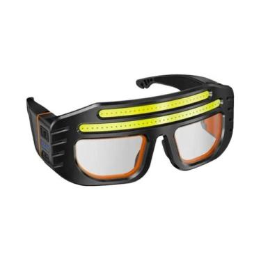 Imagem de Lanterna De Cabeça LED Recarregável Com 2 Lentes, Óculos De Sol Destac