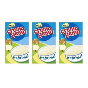 Imagem de Kit Com 3 Unidade Cremogema Tradicional 180g - Maizena