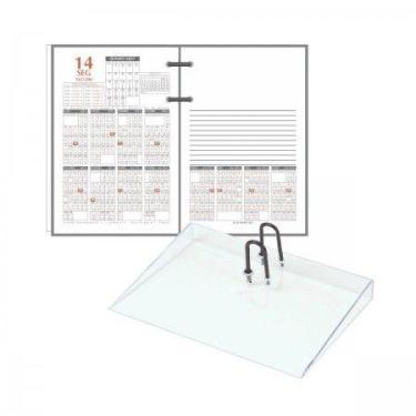 Imagem de Kit Agenda de Mesa Financeiro 2027 com Suporte Cristal - Redoma