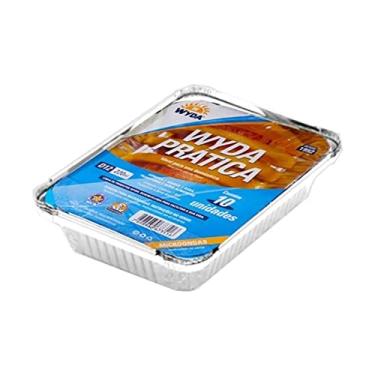 Imagem de Bandeja De Alumínio Mini 220ml D12 Pacote Com 10 Und C/tampa