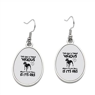 Imagem de Brinco preto The Only Thing Vicious – Brincos pendentes para meninas – Presente de festa de aniversário dos namorados