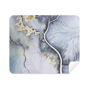 Imagem de Tinta sombreada aquarela abstrata telefone limpador de tela pano de limpeza 2 peças tecido de camurça