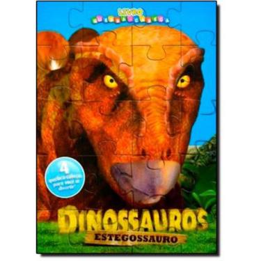 Imagem de Dinossauros Estegossauro - Livro Quebra-Cabeças
