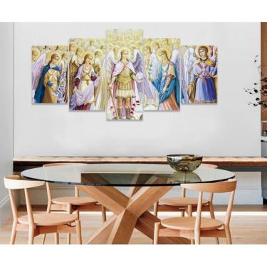 Imagem de Quadro Decorativo Sala Quarto Escritório Conselho Arcanjos