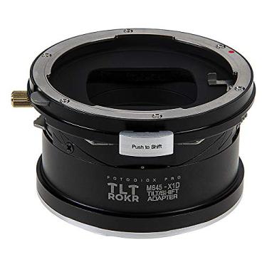 Imagem de Fotodiox Pro TLT ROKR - Adaptador de montagem de lente de inclinação/deslocamento compatível com lentes de montagem Mamiya 645 (M645) para sistemas de câmera digital sem espelho de montagem XCD Hasselblad