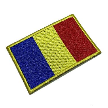 Imagem de BPROT001 Bandeira Romênia Patch Bordado Termo Adesivo