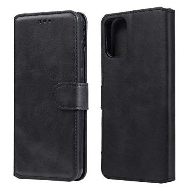 Imagem de For Motorola Moto G9 Plus Classic Texture PU + TPU Horizontal Flip Leather Case, with Holder & Card Slots & Wallet