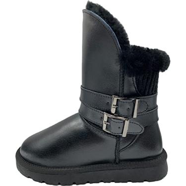Imagem de ZEYIwearable Chiastolite bota feminina de inverno de tricô de caxemira, Preto, 6