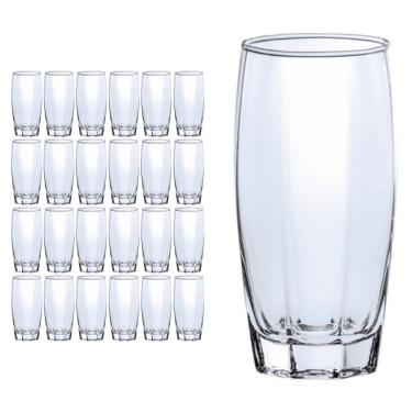 Imagem de Conjunto com 24 Copos de Vidro 370ml Florence Transparente