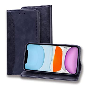 Imagem de Estojo de couro de luxo para Samsung Galaxy A21S A10 A11 A21 A41 A51 A71 A20S A40 A50 A70 A20e S8 S9 10 Plus S20 FE Flip Wallet, Preto, Para Galaxy A10