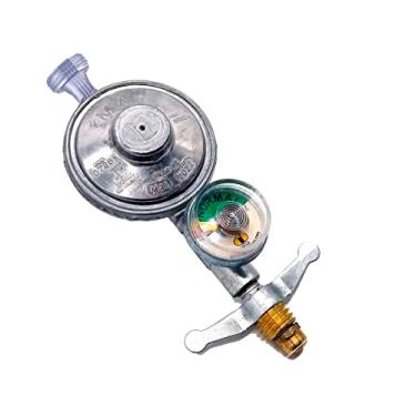 Imagem de Medidor Gás Manômetro Registro Regulador Cozinha 1/2 Cooktop