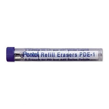 Imagem de Pentel Recargas De Borracha Eraser Refil F/Pd345.5/Pk (Pacote Com 100) Azul