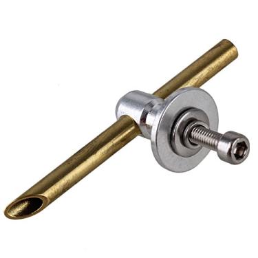 Imagem de BQLZR Captador de água de montagem de popa com tubo de 4 mm de comprimento prata 50 mm ID 3 mm OD para barco RC