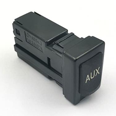 Imagem de DEVMO Porta auxiliar compatível com conector de entrada adaptador estéreo auxiliar auxiliar auxiliar to-yota Corolla Tacoma RAV4 Tundra 08-13 86190-02010