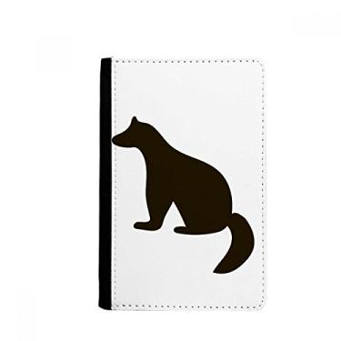 Imagem de Porta-passaporte preto Cutton bonito animal retrato Notecase Burse capa carteira porta-cartão, Multicolor