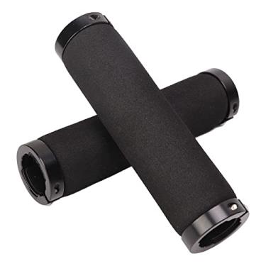 Imagem de Punho de Guidão de Bicicleta, Trava Dupla Em Esponja Punho de Bicicleta Antiderrapante para Montanha Ciclismo Estrada 2,22 Cm Guidão Preto